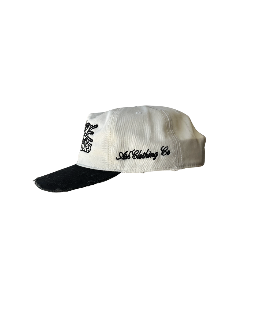 "JESUS SAVES" distressed cap