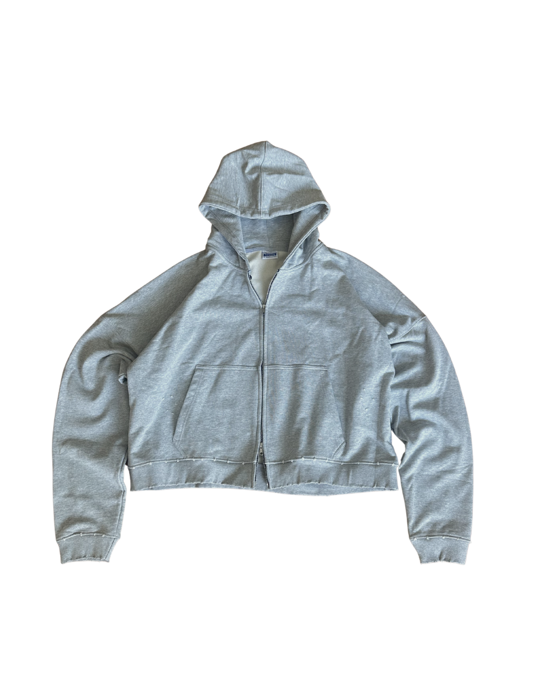 "EVERYDAY" double zip hoodie